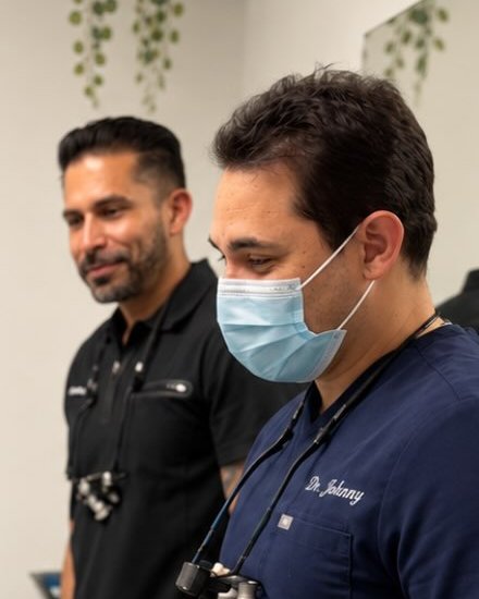 Dr. David Escalante and Dr. Johnny Moraes at Las Olas Dentistry